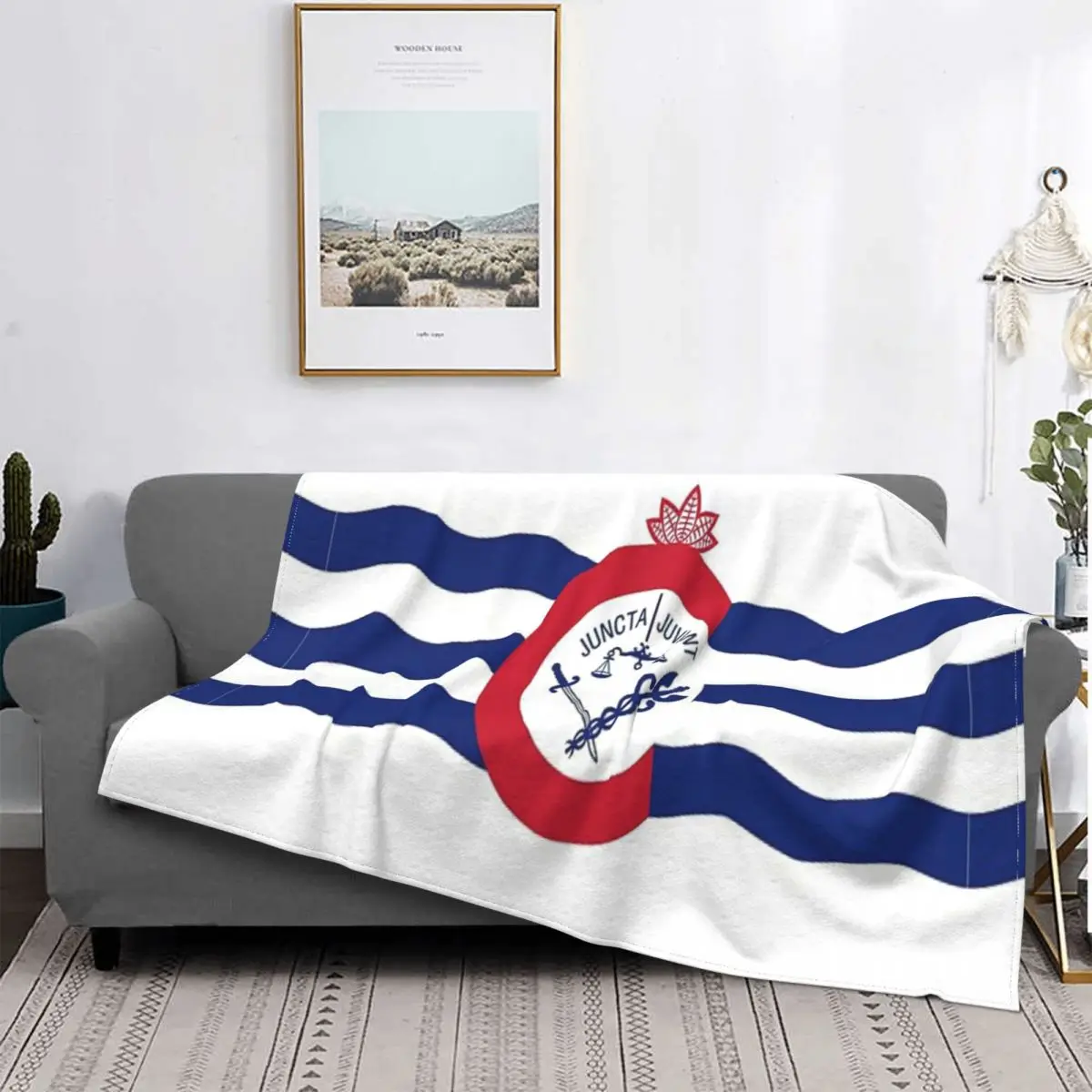 

Manta con la bandera de, colcha a cuadros para cama, 150, Kawaii