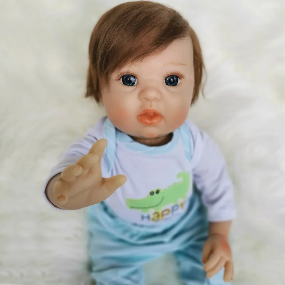 

50 см мягкие силиконовые куклы Reborn Baby реалистичный вид Новорожденный ребенок кукла живой малыш милый подарок на день рождения