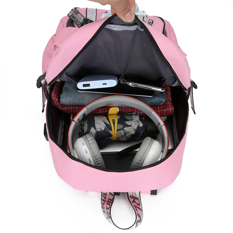 Рюкзаки с принтом для женщин вместительный школьный ранец девочек-подростков