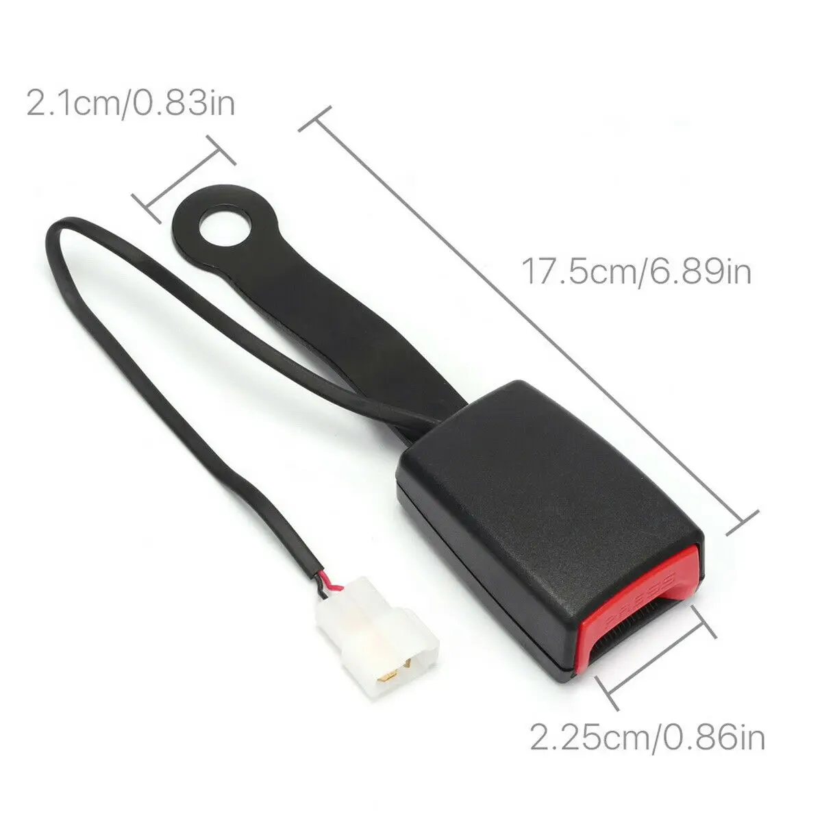 

7/8 "Передняя пряжка ремня безопасности, гнездовой разъем + кабель для безопасности автомобиля, грузовика