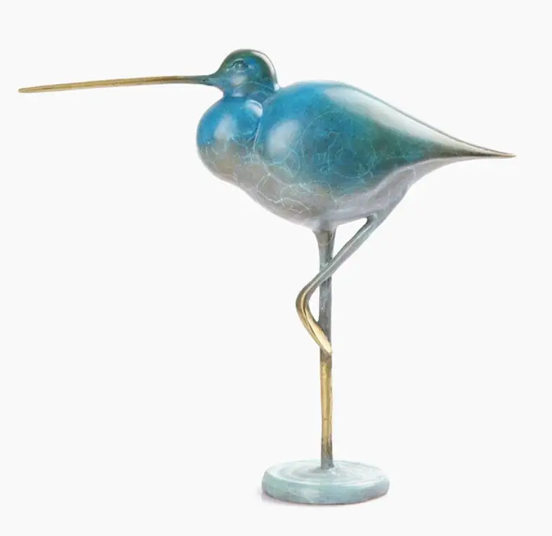 

Простая Современная птисветильник из чистой меди, роскошное мягкое украшение для гостиной в скандинавском стиле, модель для комнаты, домаш...