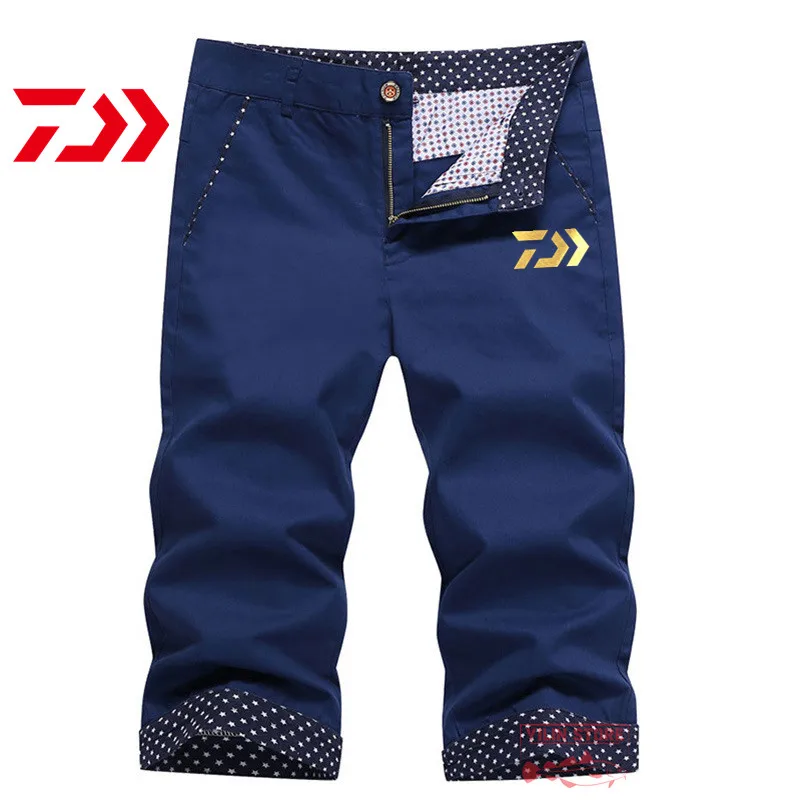 

Summer Daiwa Men's Thin Fishing Shorts Anti-sweat Fishing Clothes Breathable Quick Dry Outdoor Sports Wear Beach Short Pants