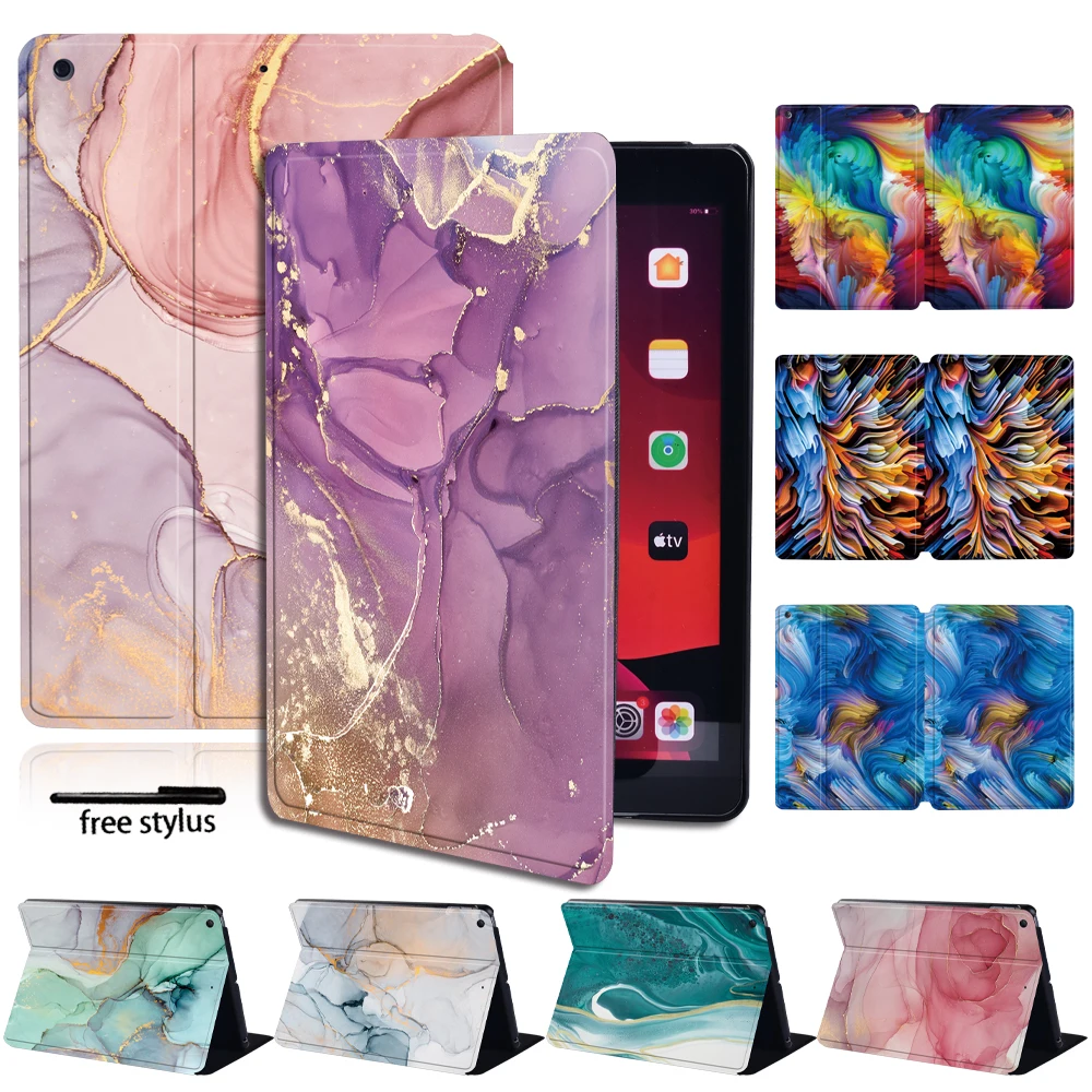 

Tablet Case for Apple IPad Mini 1/2/3/4/5/IPad 2/3/4 /Air 1/2/3 /Pro Shockproof Drop Resistance Tablet Case+Free Stylus