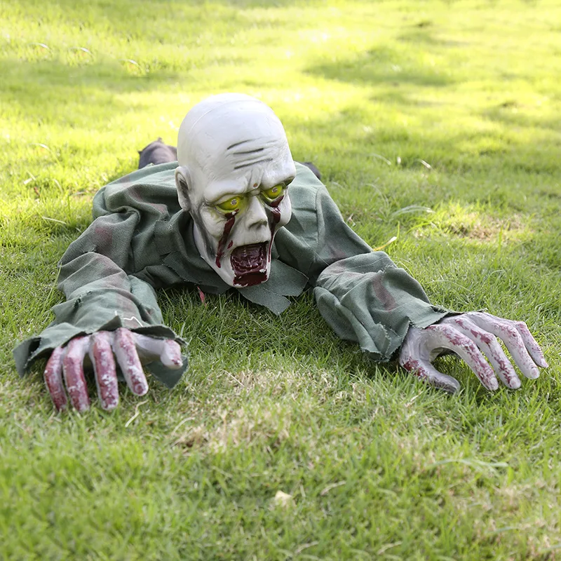

Halloween Horror Voice Controlled Creeper Secret Room KTV Haunted House Decoration Props Thriller Trick Toy Creeper Garden Decor
