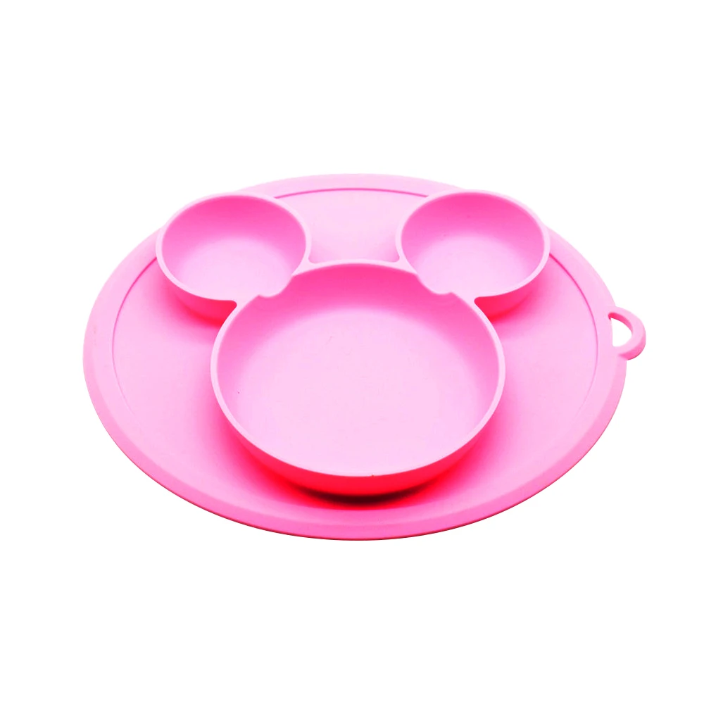 Детская силиконовая тарелка стандартная чаша Детские Силиконовые блюда детская
