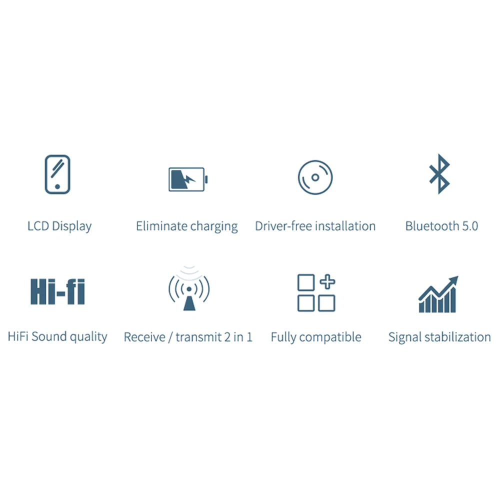 Ollivan Bluetooth 5 0 адаптер беспроводной ЖК дисплей USB приемник музыкальный аудио