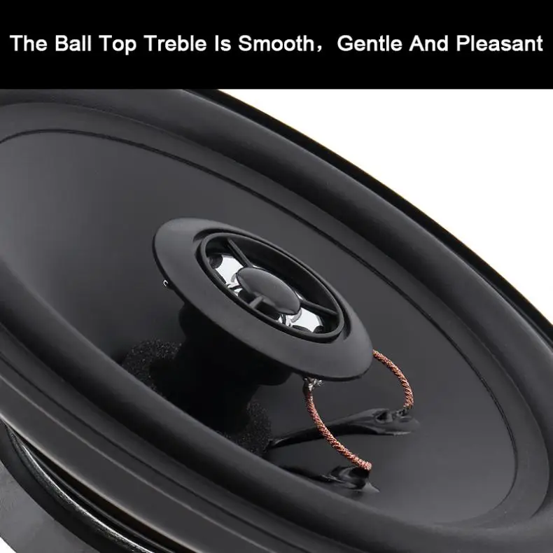 1 шт. 6-дюймовый Автомобильный коаксиальный Hi-Fi динамик 12 в 160 мм 80 Вт автомобильная