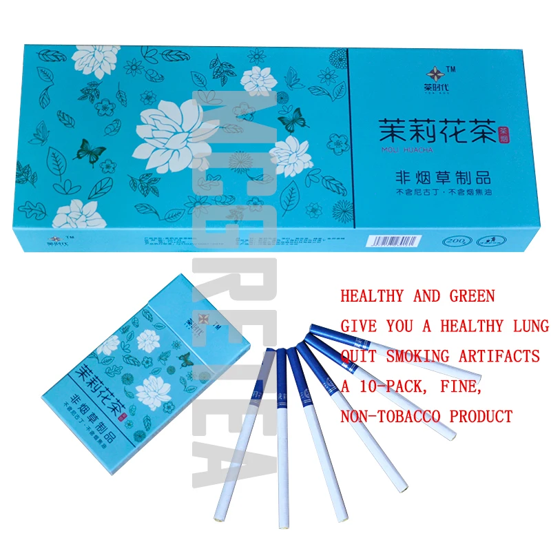 

Hot Selling 1 Pack Green Tea Cigarette Herbal Tea Smoke Tea Thick Cigarette Quit smoking 100% Tobacco Free -100% Nicotine Free