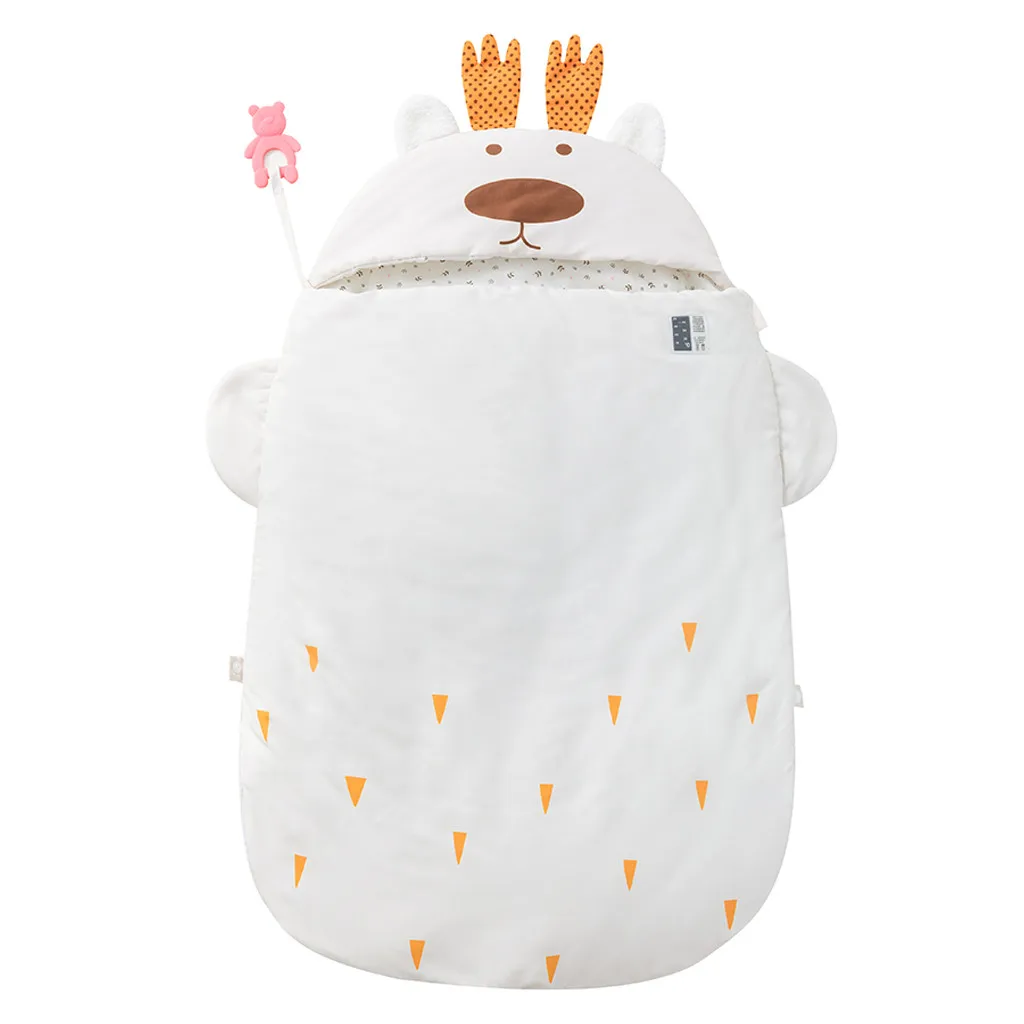 1 шт. детский спальный мешок конверт зимняя для новорожденных девочек мальчиков