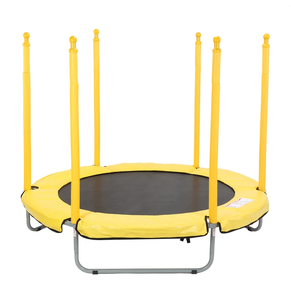 

60" Round Outdoor Trampoline with Enclosure Netting
