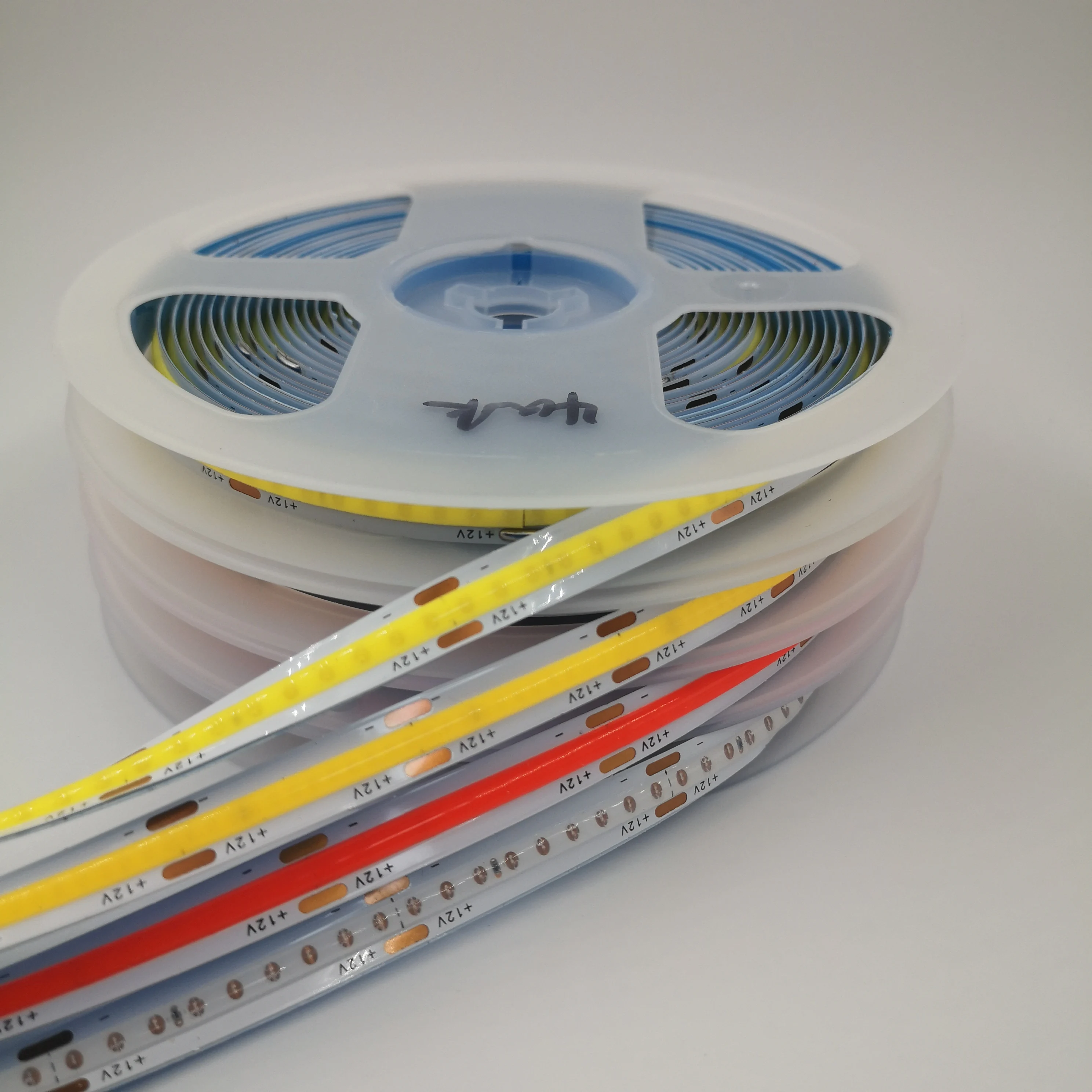 

COB LED Strip 480leds/meter DC12V/24V Flexible Ribbon Light High Density No Spot Dimmable Lamp