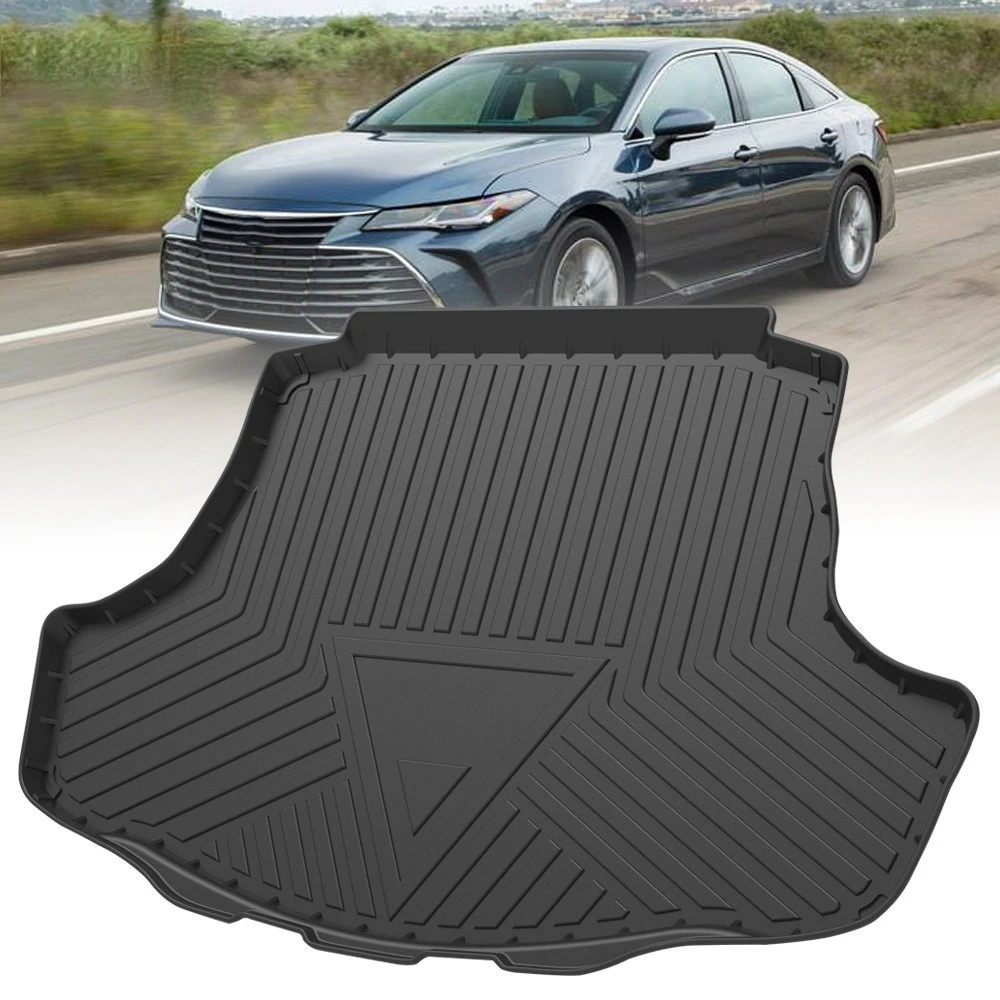TPE Trunk Mat For Toyota Avalon Sedan/Hybrid 2019-2021 Car Waterproof Non-Slip Custom Rubber 3D Cargo Liner Accessories