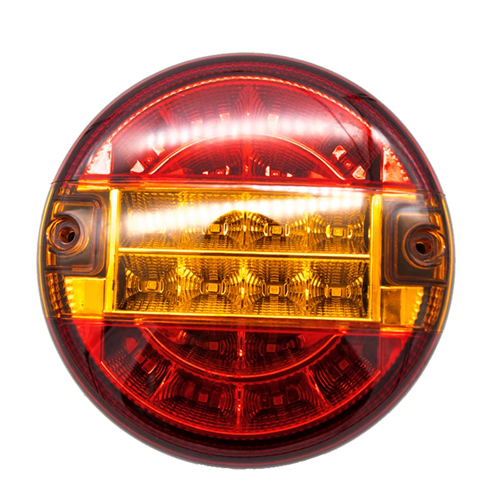 2Pcs 4inch 20 LEDs Truck Tail Light Stop Brake Reverse Lamp for 24V Vehicles Trailer Caravan 10-30V Car Styling Accessories | Автомобили и