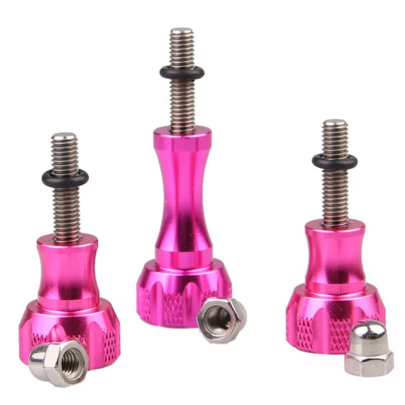 Алюминиевый 1 длинный и 2 коротких трех частей ручка большого пальца болт гайка