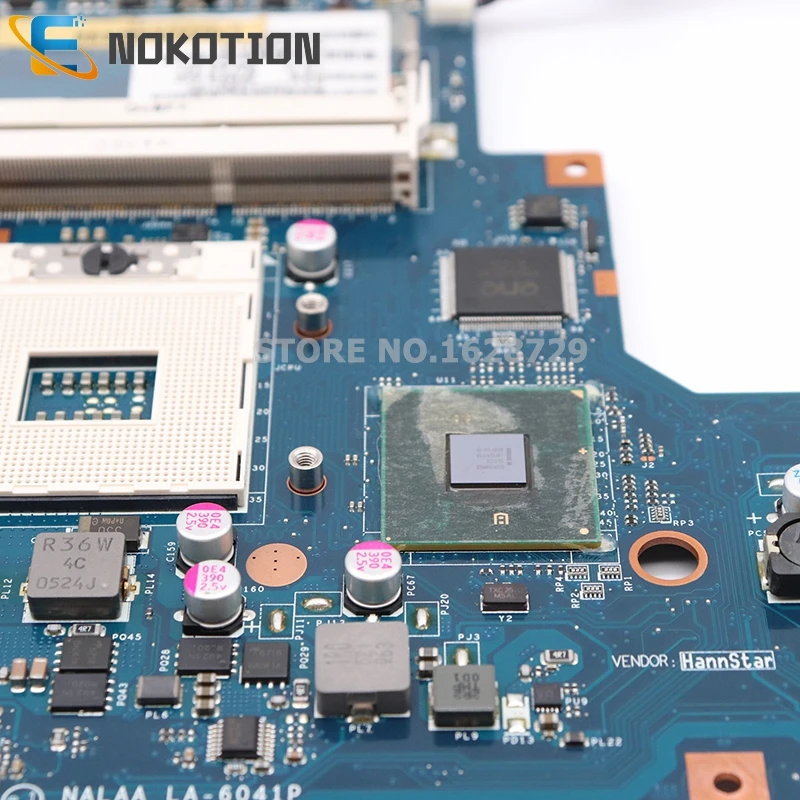 NOKOTION материнская плата для ноутбука Toshiba Satellite L670 L675 K000103760 NALAA LA-6041P REV 1,0 основная плата HM55 DDR3 Бесплатный процессор