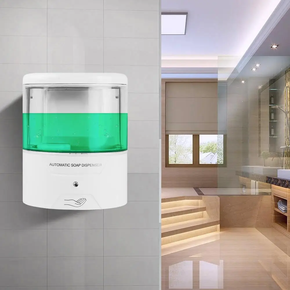 

Soap Wall Dispenser Automatic Sensor 600ml IR Mount Mounted Liquid Touch