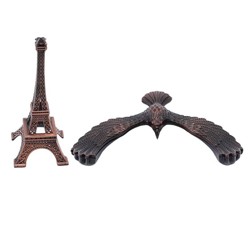 

Creative metal Balance Eagle Gravity Bird Eiffel tower landmark building Ornament Children's Birthday Gift Tower Home Decoration