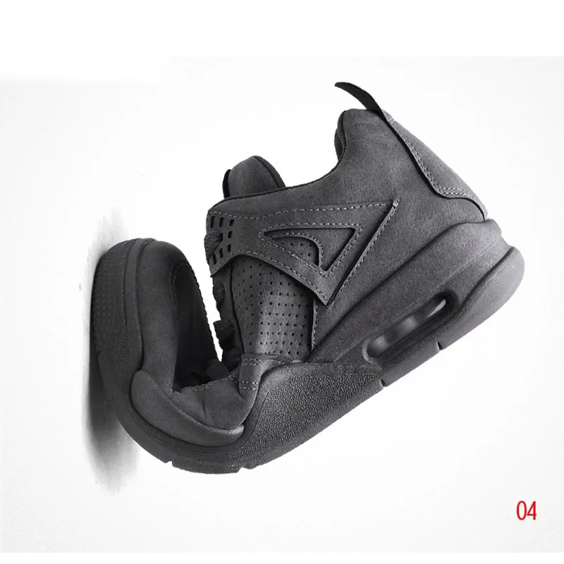 Мужская Баскетбольная обувь амортизирующая в стиле ретро высокие кроссовки