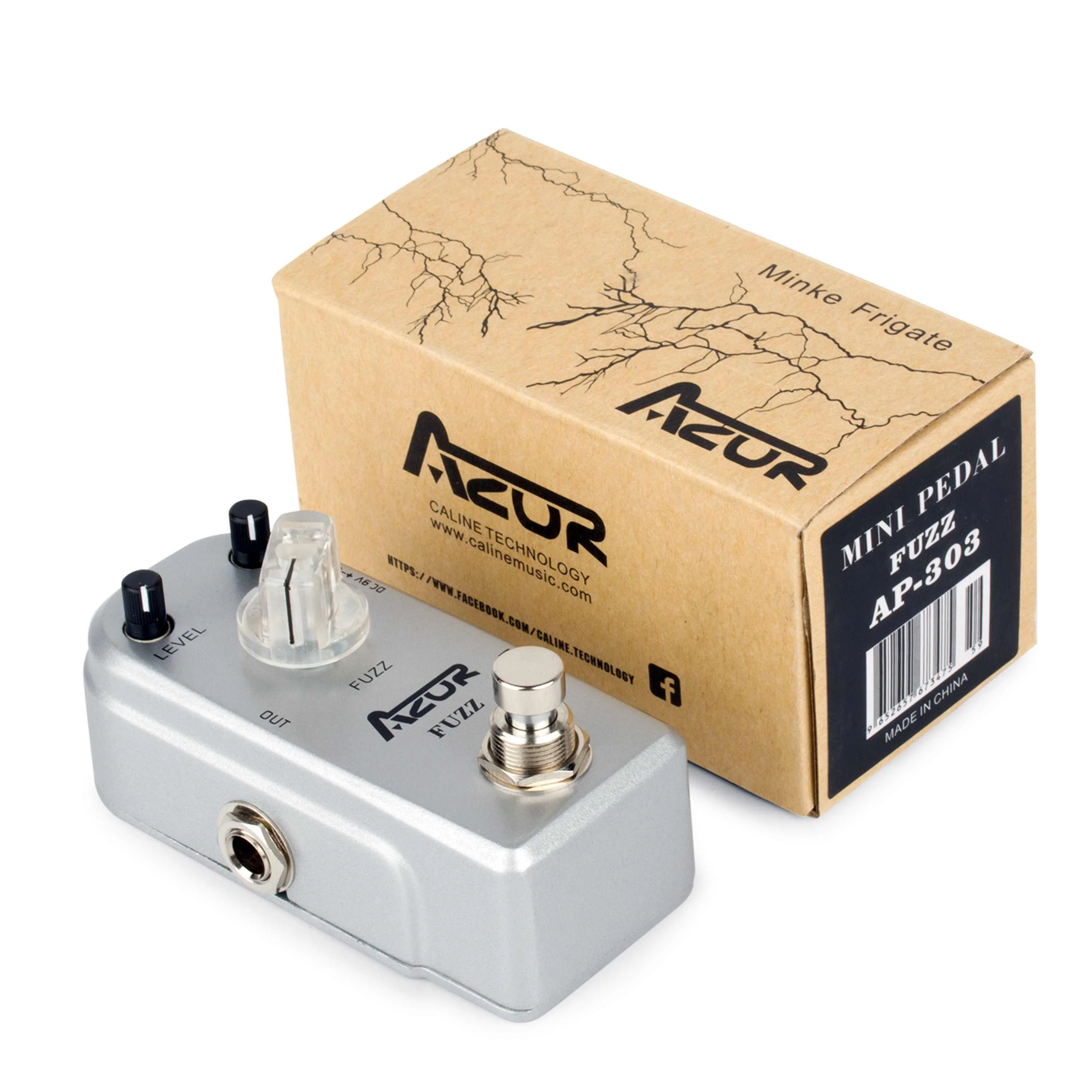 

AZOR AP-303 Fuzz Mini Guitar Pedal Aluminum Alloy True Bypass Fuzz Mini Pedal AZOR Fuzz Guitar Effect Pedal Guitar Accessories