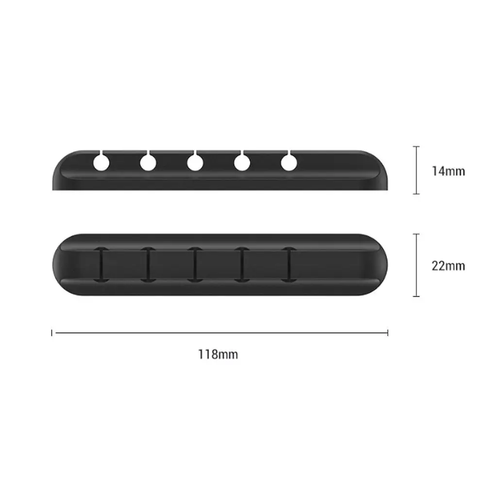 

Silicone Cable Organizer Silicone USB Cable Winder Flexible Cable Management Clips Cable Holder For Mouse Headphone Earphone