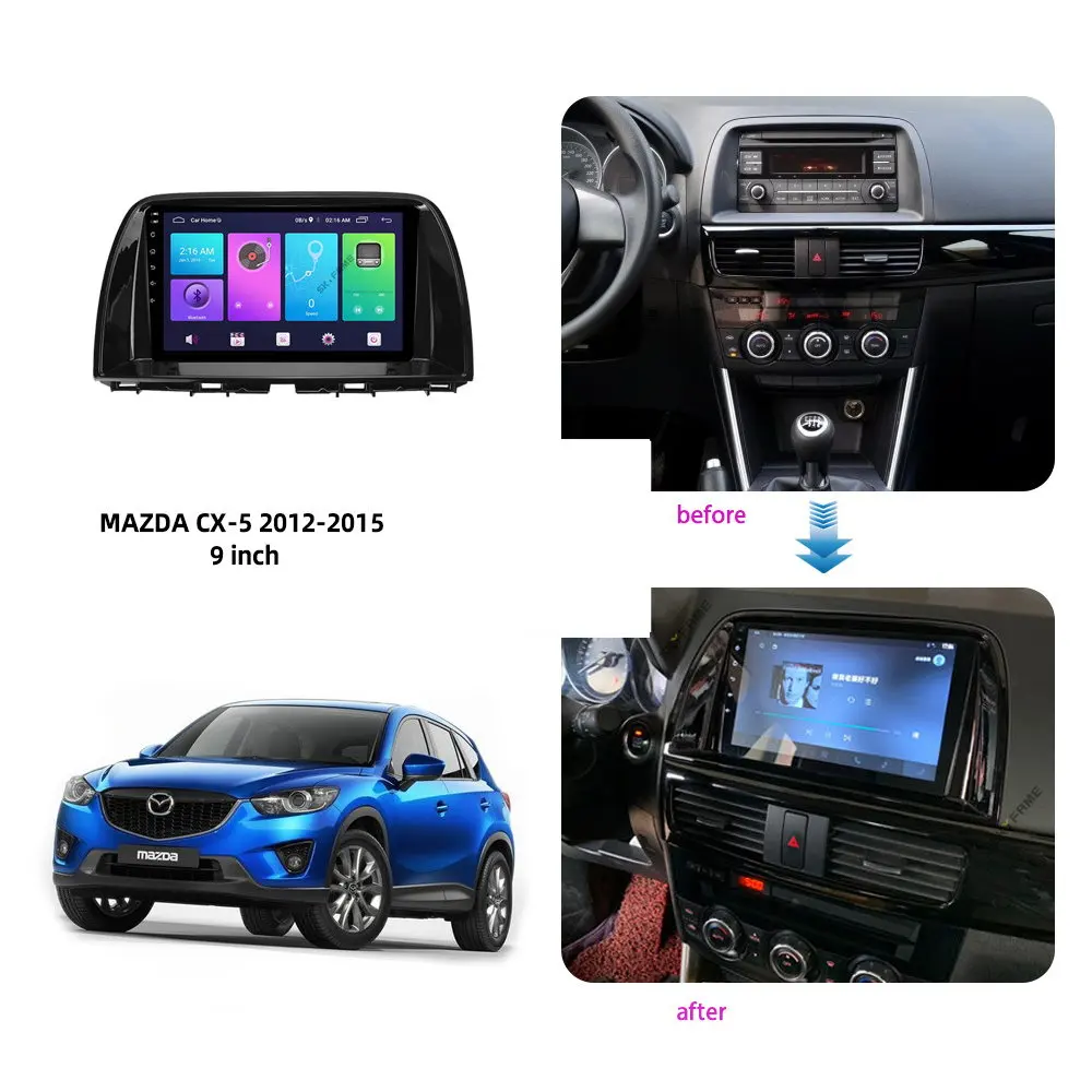 

SKYFAME Car Accessories Radio Stereo For MAZDA CX-5 2012-2015 Android Multimedia System DSP GPS Navigation Player