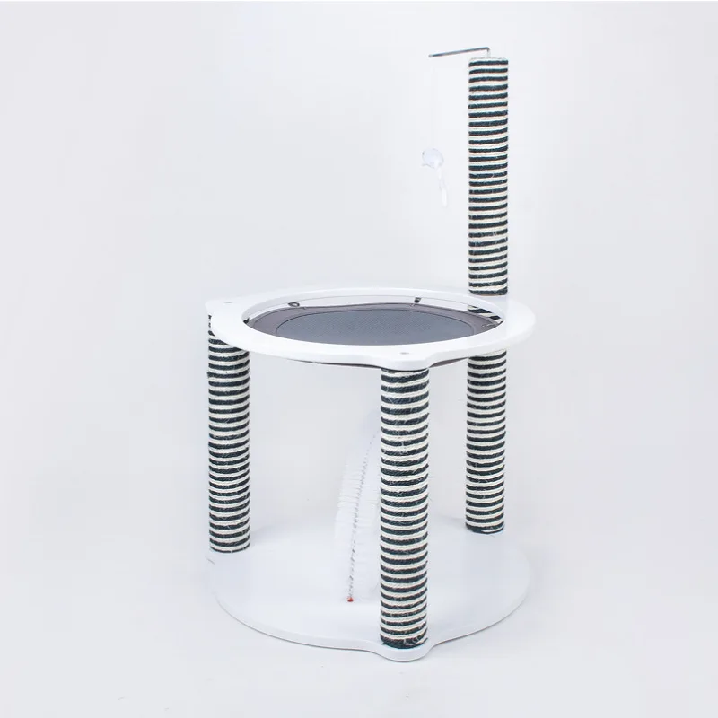 

Beautiful practical cat trampoline creative modeling sisal cats scratcher board double-layer design pet products wood