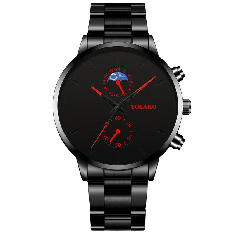 

Hot Selling Simple Men's Business Watch Luxury Fashion Stainless Steel Band Quartz Watch