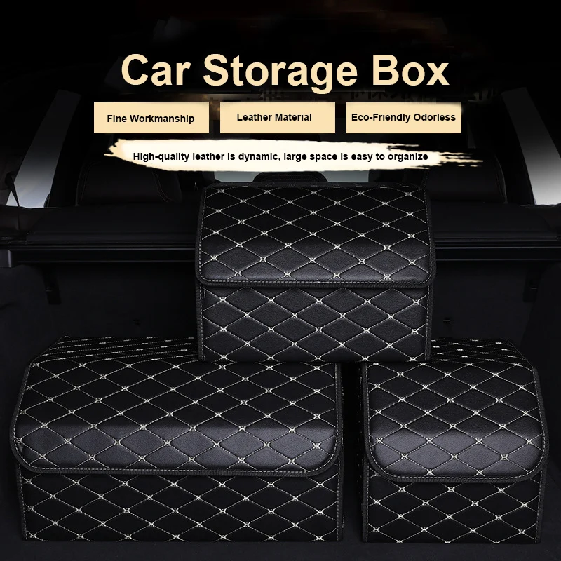 

Car Trunk Organizer Box Top Grade Organizer Box Vehicular Organizer Box Multipurpose Collapsible Car Trunk Organizer Box