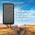 GPS-трекер DYEGOO GT06 для автомобилей и мотоциклов, высокоточный GPS-трекер с голосовым монитором, SOS-сигнализацией, ACC-сигнализацией, отслеживанием загрязнений маслом, работает с приложением на базе Android и IOS