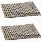 40 шт., 1, 1,5, 2, 2,5 мм, алмазная пила с покрытием, твердые сверла, резные заусенцы, ювелирные инструменты для Dremel, аксессуары, камень, драгоценный камень