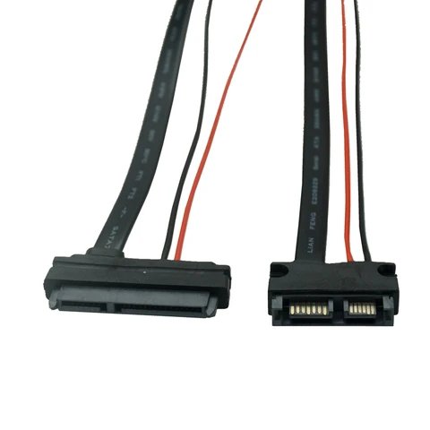 UXG Адаптер SATA 22Pin 7+15 Female - Slim SATA 13Pin 7+6 Male 30см