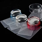 Скребок для стемпера для ногтей шаблоны для ногтевого дизайна чистый тонкий штамп для дизайна ногтей для штамповки лака инструмент для печати пластин для маникюра