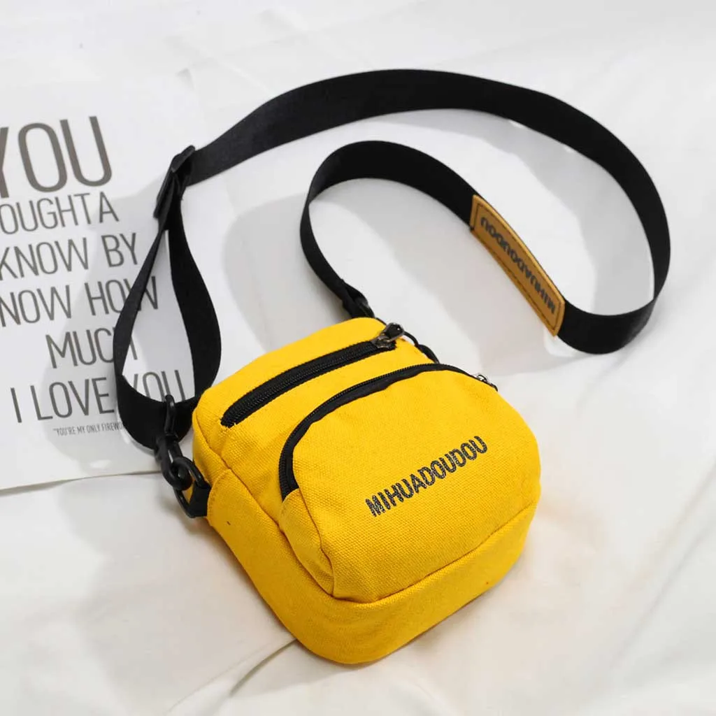 Женские сумки Повседневная Холщовая Сумка через плечо маленькая сумка для