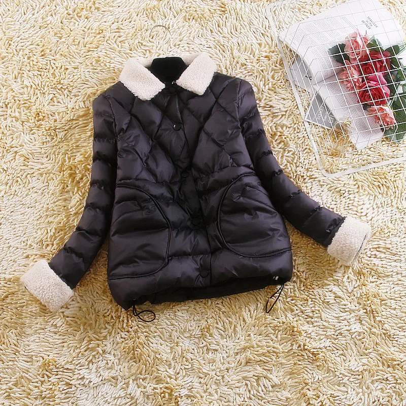 Новинка 2020 зимняя куртка Женская Корейская парка короткое пуховое пальто из