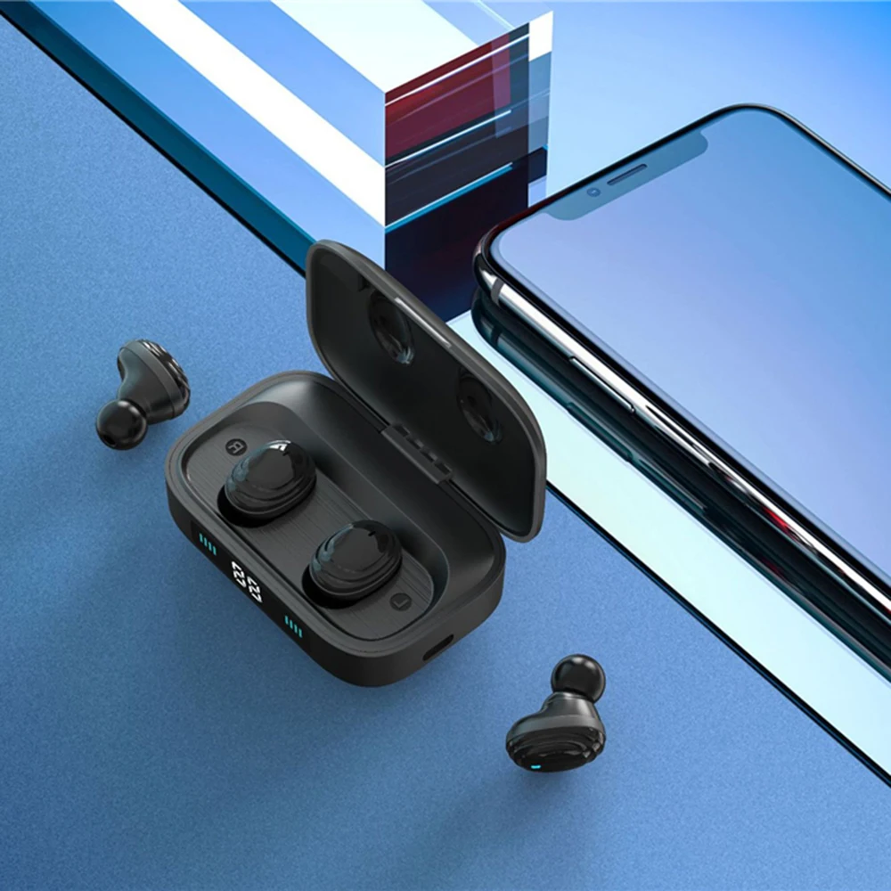 TWS Bluetooth наушники 5 0 беспроводные 9D стерео Музыкальная гарнитура с сенсорным