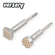 Professional Alloy Point Groove Gouge Flat Round Chisel Electric Hammer Drill Bit Stone Slab/Bridge/Wall/Cement Pavement Chisel