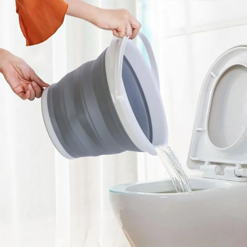 Портативное 5L ведро для рыбалки продвижение складное мытья автомобиля кемпинга