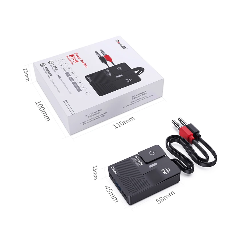 Кабель питания Qianli iPower Max Pro для iPhone 11 11Pro XS XSMAX X 8 8P 7G 6S 6P DC|Наборы ремонта мобильных
