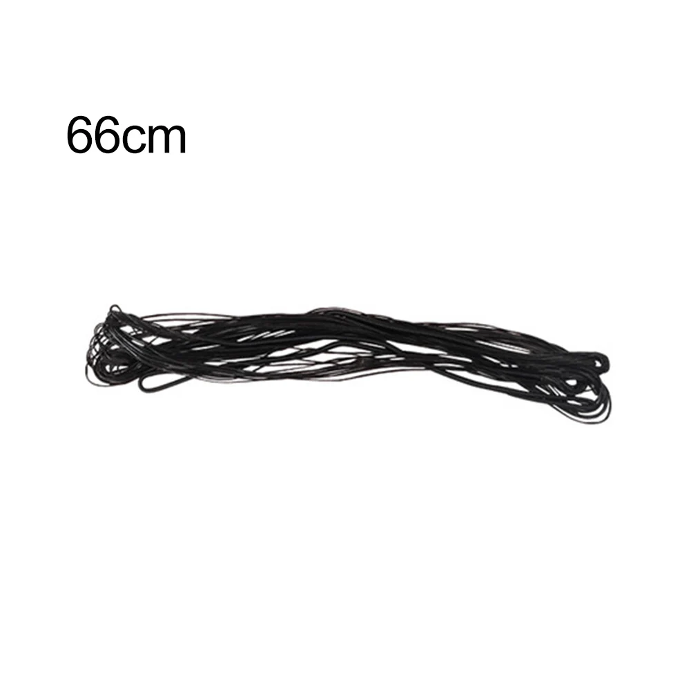 

Replacement Part 48cm 66cm Release Bow String Professional Hunting Equipment D Loop Black Archery Long Bend Traditional Recurve