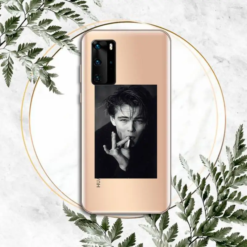 

Leonardo DiCaprio Phone Case Transparent for Huawei P honor 8 10i 20 30 40 smart 2019