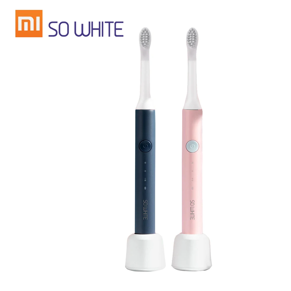 Красный SOOCAS(PINGJING) EX3 звуковая зубная щетка электрическая Xiaomi Mijia зубная щетка Ультра звуковая USB перезаряжаемая Глубокая чистка Водонепроницаемая IPX7 - Цвет: Красный