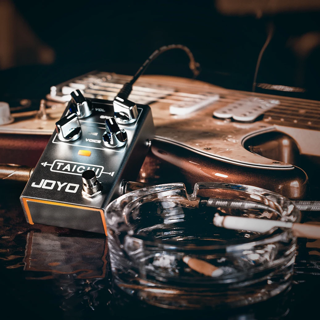 Joyo R-02Pedal Guitar Parts and Accessories Taichi Overdrive Pedal for Electric Guitar Low Gain Overdrive Pedal Effect