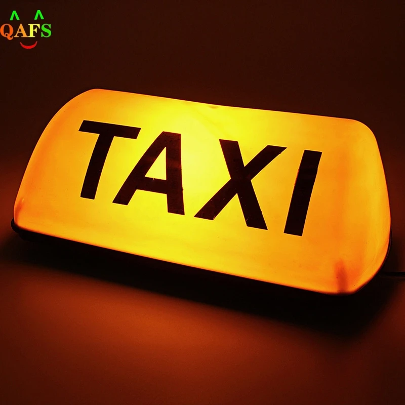 Значок на крышу такси 12 В магнитный светодиодный светильник онарь автомобиля