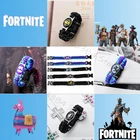 Браслет Fortnites из сплава, модный браслет ручной вязки, многослойный ночной браслет с перьями, листьями, крепостью, модный браслет для подростков, игрушка в подарок