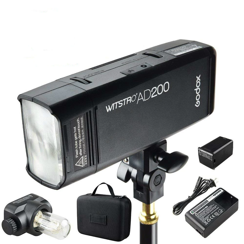 

Godox AD200 200Ws 2.4G TTL Speedlite Flash HSS Monolight 2900mAh Photography Lighting Video Light Selfie Light For Canon Nikon