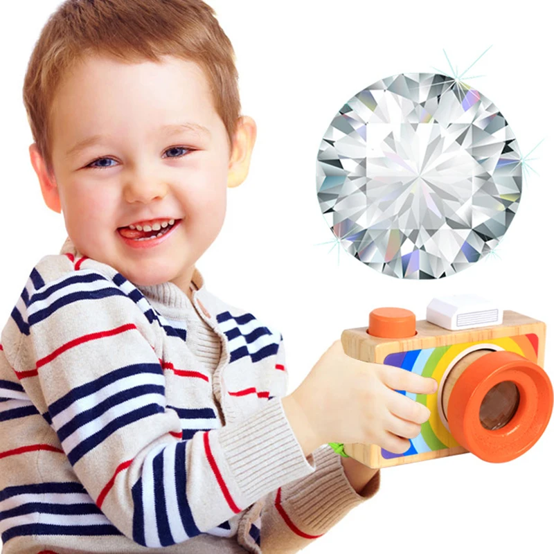 Имитация детских игрушек от 0 до 12 месяцев камера ручной работы деревянная