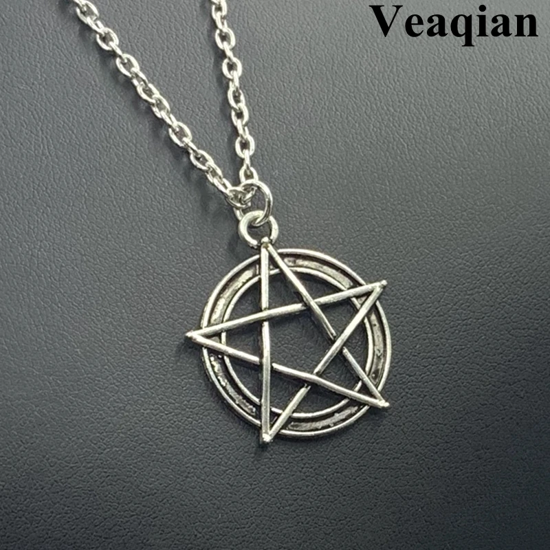 1 ожерелье от злой силы ловушка для демонов пятиконечная звезда винтажная Ретро