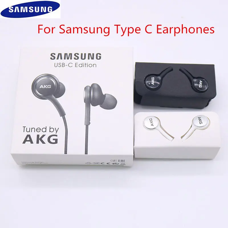 Наушники вкладыши Samsung AKG EO IG955 3 5 мм/Type c проводная гарнитура с микрофоном для