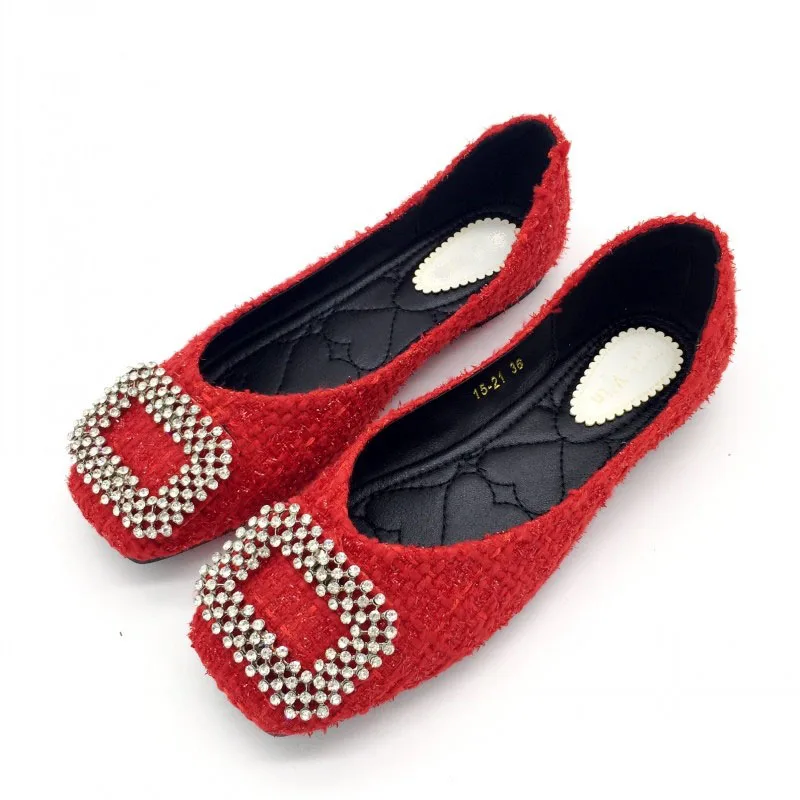 Женские туфли на плоской подошве с кристаллами|Обувь без каблука| |