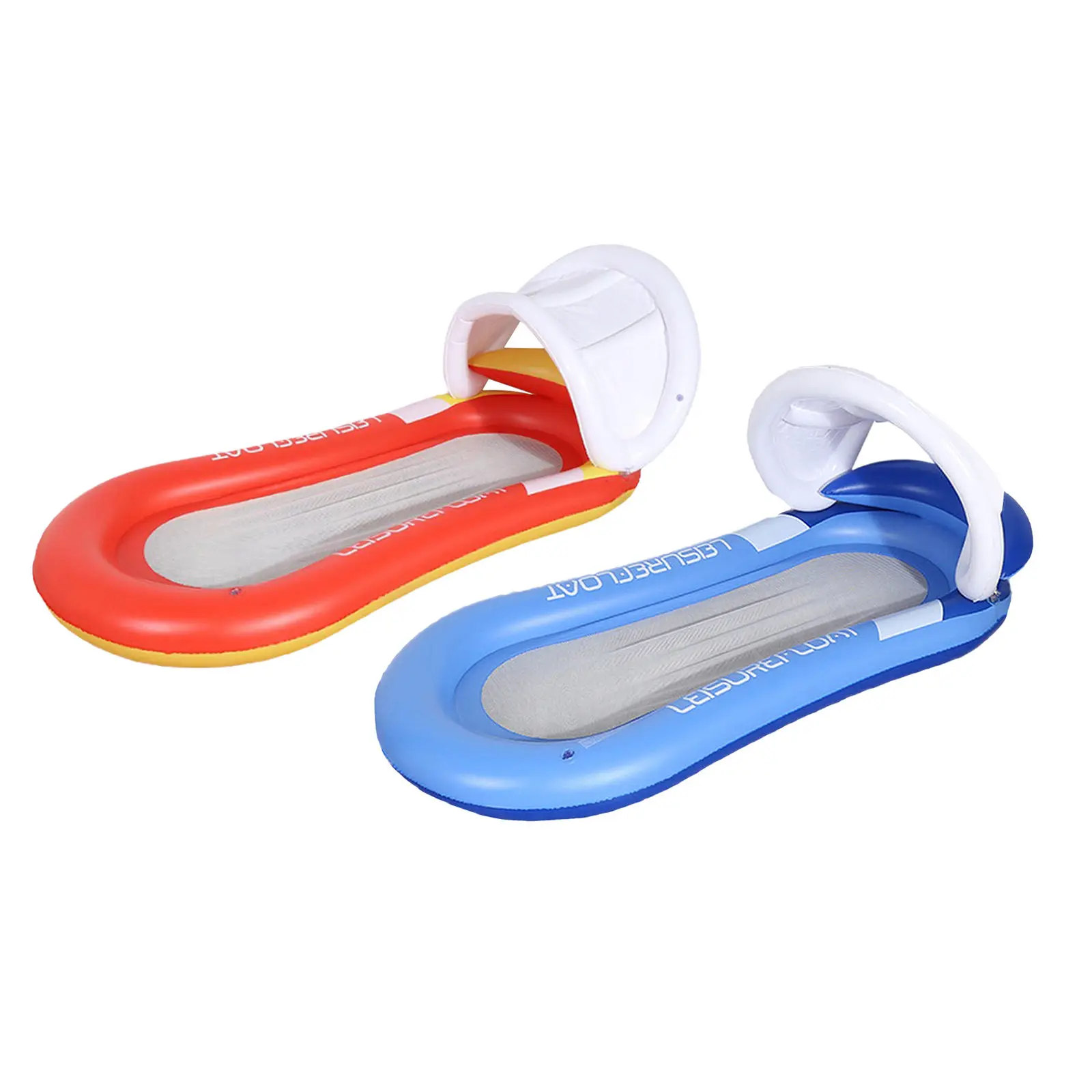 

Роскошный надувной гамак, поплавок в ряде с тентом, портативная пляжная летняя кровать, 63x35 дюймов